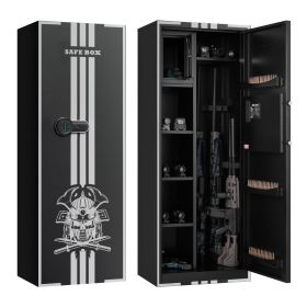 VEVOR 4 Gun Safe, Long Gun Cabinet for Rifles and Pistols, Quick Access Rifle Safe with 3 Ammo Slots and 2 Adjustable Racks