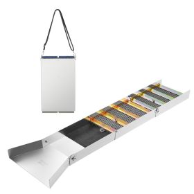 VEVOR Folding Sluice Box Gold Panning Kit, 50 Inch 23pc Gold Prospecting Equipment Kit with Gold Pan, Classifier Screen, Separating Magnet