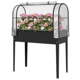 Garden Bed With Mini Greenhouse (Option: defaulttitle)