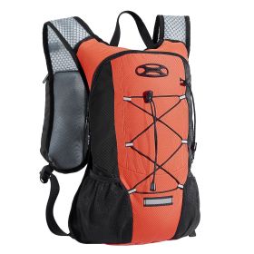 Hydration Backpack with 2L TPU Water Bladder, Hydration Pack Backpack, Lightweight Hiking Water Backpack for Men Women, Hydro Water Daypack for H (Color: Orange, Type: Lightweight)